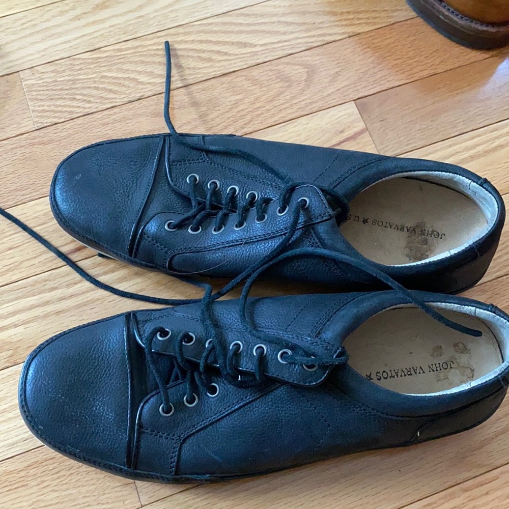 John Varvatos black sneakers